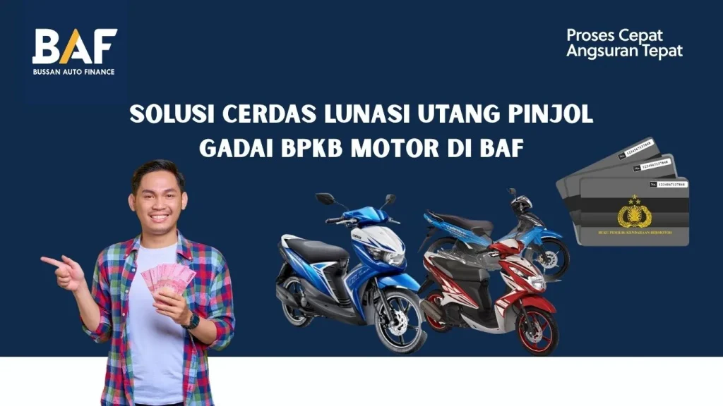 Gadai BPKB motor untuk lunasi pinjol