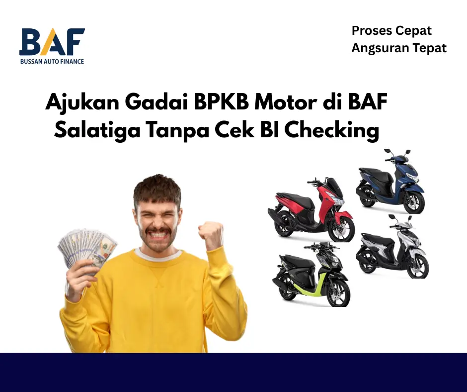 gadai bpkb motor baf salatiga tanpa bi checking