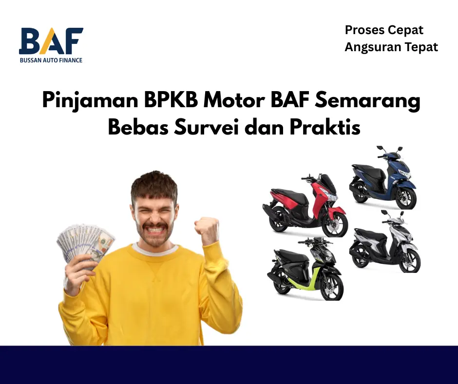 gadai bpkb motor tanpa survei baf semarang